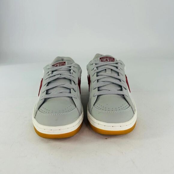 Converse Pro Blaze Classic Leather Suede Shoes US 9 Mens Gray Low Top Sneakers - Picture 2 of 15